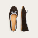 Marie baleriny, czekoladowy brąz welur